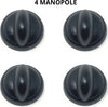 REX ELECTROLUX SERIE 4 MANOPOLE PIANO COTTURA 3550129013 - 50251537002 Casa e cucina/Elettrodomestici per la cucina/Accessori e parti di ricambio/Parti di ricambio per fornelli Rossi Ricambi - Venetico Marina, Commerciovirtuoso.it
