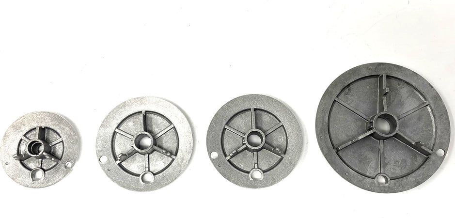 REX ELECTROLUX ZANUSSI SPARTIFIAMMA BRUCIATORI CUCINA - 4 PEZZI 2 MEDI Casa e cucina/Utensili da cucina/Bruciatori da cucina Rossi Ricambi - Venetico Marina, Commerciovirtuoso.it