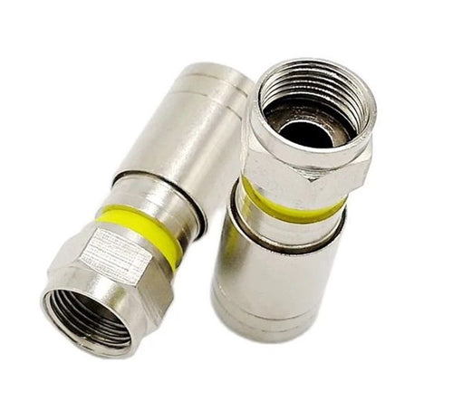 Connettori F a compressione RG6 per cavo 6-7 mm
