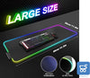 RGB Gaming Mousepad tappetino resistente all'acqua 80x30x0,5 cm 14 modalità led con hub 3 USB 1 USB type C