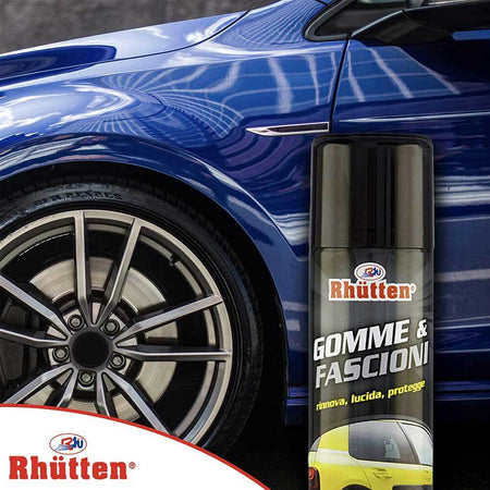 Rhutten-Detergente-Lucidante-Protettivo-Gomme-Pneumatici-e-Fascioni-400ml-Spray