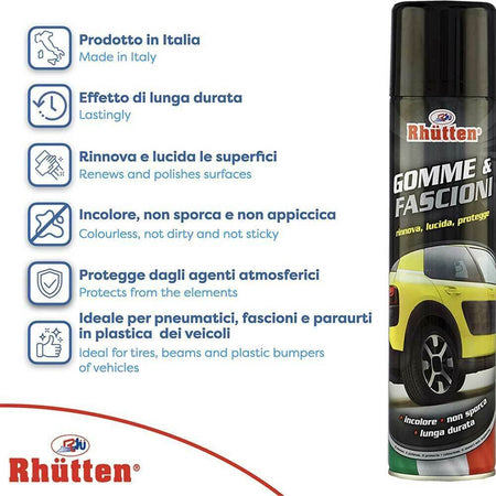 Rhutten-Detergente-Lucidante-Protettivo-Gomme-Pneumatici-e-Fascioni-400ml-Spray