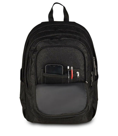 Zaino seven tech shiny doppio scomparto nero