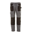 Pantalone Riad Grigio Multitasche Stretch Pantalone Meccanico Officina Magazziniere Elettricista