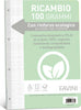 Ricambi c-rinforzo ecologico - A4 - 100 gr - 40 fg - 4 mm - Favini Cancelleria e prodotti per ufficio/Scuola e materiale didattico/Materiale scolastico/Diari quaderni e block notes Eurocartuccia - Pavullo, Commerciovirtuoso.it