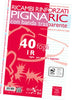 Ricambi forati rinforzati Pignaric - A4 - 1 rigo - 40 fogli - 80gr - Pigna Cancelleria e prodotti per ufficio/Scuola e materiale didattico/Materiale scolastico/Diari quaderni e block notes Eurocartuccia - Pavullo, Commerciovirtuoso.it