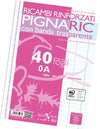 Ricambi forati rinforzati Pignaric - A4 - rigo di 1a - 40 fogli - 80gr - Pigna Cancelleria e prodotti per ufficio/Scuola e materiale didattico/Materiale scolastico/Diari quaderni e block notes Eurocartuccia - Pavullo, Commerciovirtuoso.it