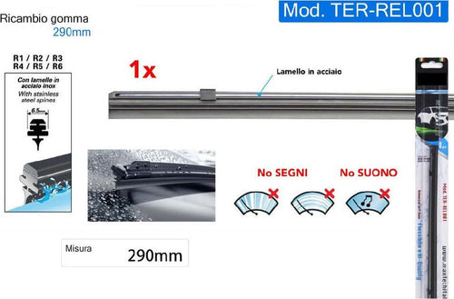 Ricambio Gommino Per Spazzola Tergicristallo Nero 29 Cm Maxtech Ter-rel001 Manutenzione Auto Trade Shop italia - Napoli, Commerciovirtuoso.it