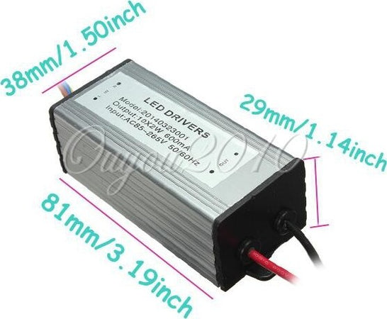 RICAMBIO LED DRIVER 10W 20W 30W 50W PER FARO A LED CORRENTE CONTINUA ALLUMINIO  Trade Shop italia - Napoli, Commerciovirtuoso.it