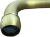 Ricambio per rubinetto canna bronzata a S cm 25 attacco 3/4