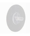 Ricambio Per Ventosa Satinata Trasparente Da Parete 6.5cm Forte Aspirazione 59538