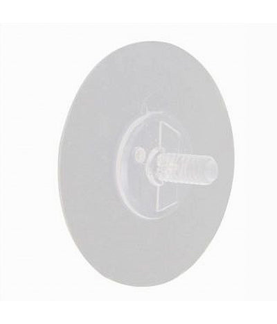 Ricambio Per Ventosa Satinata Trasparente Da Parete 6.5cm Forte Aspirazione 59538