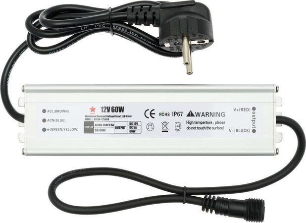 Ricambio trasformatore opzionale per luci a led con Spina Europea IP44 e connettore femmina GS Illuminazione/Illuminazione per esterni/Accessori/Trasformatori a bassa intensità MagiediNatale.it - Altamura, Commerciovirtuoso.it