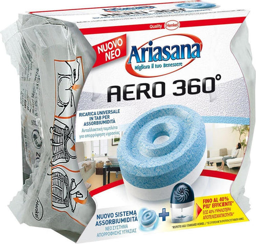 Ricarica Ariasana aero 360° assorbi umidità' deumidificatore Tab neutro Classic 450g Fai da te/Prodotti per la costruzione/Riscaldamento e raffreddamento/Sistemi mobili di climatizzazione/Deumidificatori La Zappa - Altamura, Commerciovirtuoso.it