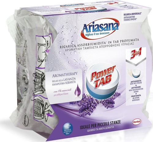 Ricarica ariasana assorbiumidita' deumidificatore power micro tab lavanda 300g Fai da te/Prodotti per la costruzione/Riscaldamento e raffreddamento/Sistemi mobili di climatizzazione/Deumidificatori La Zappa - Altamura, Commerciovirtuoso.it