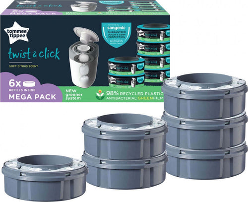 Ricarica-per-Twist&Click-Pack-Green-6PZ-Tommee-Tippee