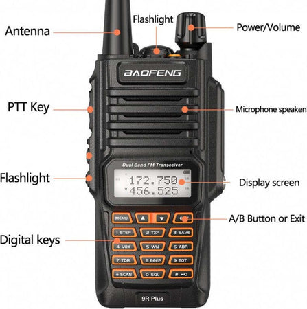 RICETRASMITTENTE-BAOFENG-UV-9R-10W-RADIO-FM-DUAL-BAND-WALKIE-TALKIE-IMPERMEABILE