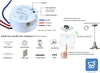 Ricevitore Acegoo Controller Relè Remoto Funziona con Interruttore Luce Senza Fili per lampada telecomando on/off ingresso AC85-265V 10 ampere Solo Ricevitore