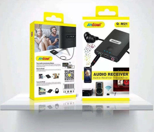 Ricevitore Trasmettitore Audio Ricaricabile Bluetooth Per Tv Stereo Cuffie Q-m21 Elettronica/Home Audio e Hi-Fi/Ricevitori e componenti/Ricevitori Hi-Fi Trade Shop italia - Napoli, Commerciovirtuoso.it