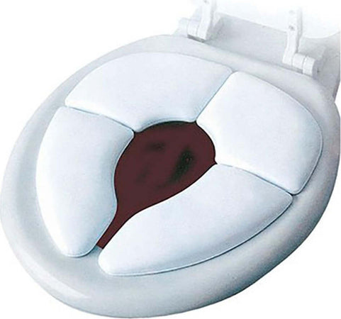Riduttore WC Imbottito Pieghevole Olmitos Bianco Prima infanzia/Educazione al vasino e pedane/Riduttori per WC La Casa Del Bebè - Napoli, Commerciovirtuoso.it