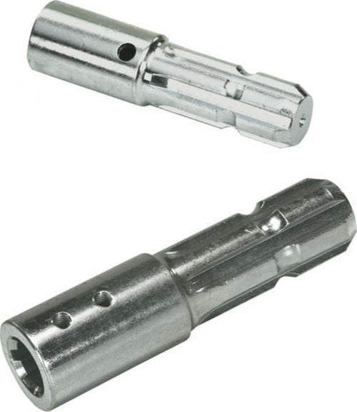 Riduzione per presa di forza bonificata con profilo esterno 13/8 interno 13/4 e lunghezza 160mm
