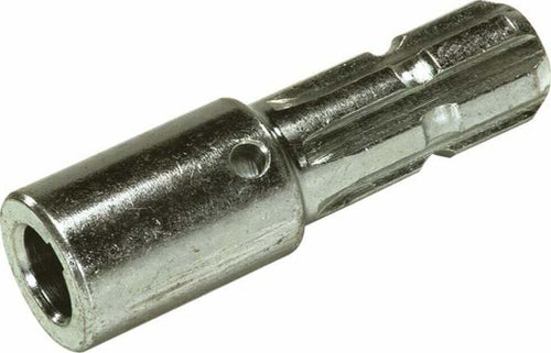 Riduzione per presa di forza con profilo interno 13/8 foro 38mm e cava 10x3,5mm Confezione da 1pz