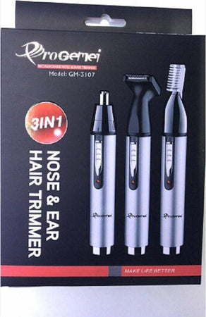 Rifinitore-3in1-Tagliacapelli-Naso-Orecchie-Batteria-Ricaricabile-Trimmer-Gm3107