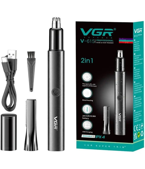 Rifinitore A Batteria 2in1 Orecchie Naso Multifunzionale Professionale Vgr V-615