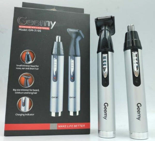 Rifinitore-Elettrico-Trimmer-Per-Naso-Orecchie-Capelli-2-In-1-Gm-3105-Senza-Fili