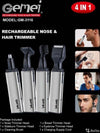 Rifinitore Gm-3116 Rasoio 4in1 Naso Orecchio Baffi Capelli Ricaricabile Cordless Salute e cura della persona/Rasatura epilazione e rimozione peli/Regolabarba tagliacapelli e rasoi per il corpo/Regolarbarba e rifinitori Trade Shop italia - Napoli, Commerciovirtuoso.it