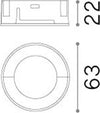 Riflettore-Tondo-A-Incasso-Contemporaneo-Bento-Metallo-Nero
