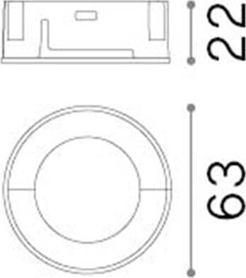 Riflettore-Tondo-A-Incasso-Contemporaneo-Bento-Metallo-Nero