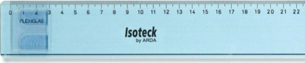 Riga Isoteck - per parallelografi - 70cm - Arda Casa e cucina/Hobby creativi/Disegno/Tavolette da disegno Eurocartuccia - Pavullo, Commerciovirtuoso.it