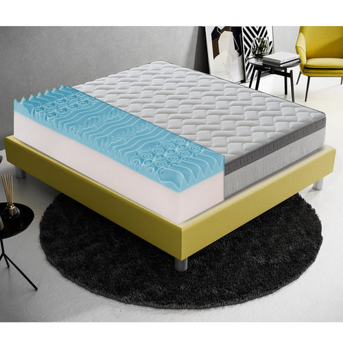 Materasso Singolo in memory Foam Alto 26 cm 9 Zone differenziate