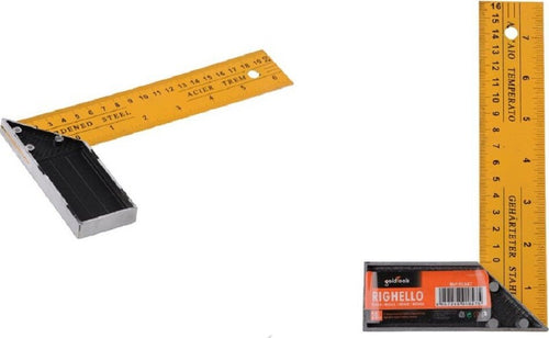 Righello 20cm Metro Angolare A L Angolo Retto 90? In Acciaio Doppia Misura 91847 Commercio Industria e Scienza/Prodotti scientifici e per laboratorio/Strumenti e apparecchi per laboratorio/Metri a nastro Trade Shop italia - Napoli, Commerciovirtuoso.it