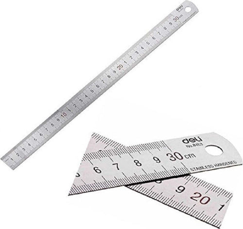 RIGHELLO METRO 1MM A 30CM IN METALLO ACCIAIO RIGA MULTIFUNZIONE SEGNATURA CM E INCH Fai da te/Utensili elettrici e a mano/Strumenti di misura e layout/Misuratori/Spessimetri Trade Shop italia - Napoli, Commerciovirtuoso.it