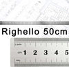 Righello-Metro-1mm-A-50cm-Metallo-Acciaio-Riga-Multifunzione-Segnatura-Cm-E-Inch