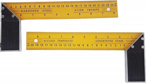 RIGHELLO RIGA IN METALLO MULTIUSO 25CM CON ANGOLO 90Â° PER COSTRUZIONI ARCHITETTO Fai da te/Utensili elettrici e a mano/Strumenti di misura e layout/Righelli squadrette e goniometri/Righelli Trade Shop italia - Napoli, Commerciovirtuoso.it