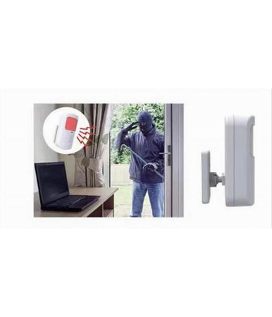 Rilevatore Di Movimento Senza Fili Sensore Per Porta Finestra Allarme Casa Zx-p10