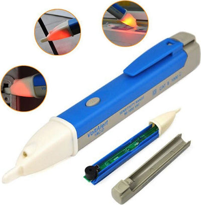 RILEVATORE VERIFICA DI TENSIONE CORRENTE ELETTRICA PENNA TESTER LED 90V 1000V  Trade Shop italia - Napoli, Commerciovirtuoso.it