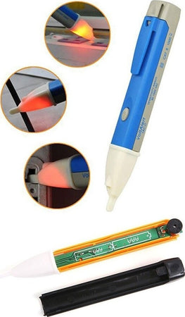 RILEVATORE VERIFICA DI TENSIONE CORRENTE ELETTRICA PENNA TESTER LED 90V 1000V  Trade Shop italia - Napoli, Commerciovirtuoso.it