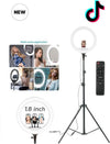 RING-ANELLO-LED-LUMINOSO-CON-STAFFA-E-TELECOMANDO-PER-SMARTPHONE-FOTO-SET