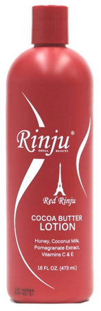 RINJU RED COCOA BUTTER LOTION CREMA PROTETTIVA PER CORPO E MANI BURRO DI CACAO COCCO ESTRATTO MELOGRANO 473 ML