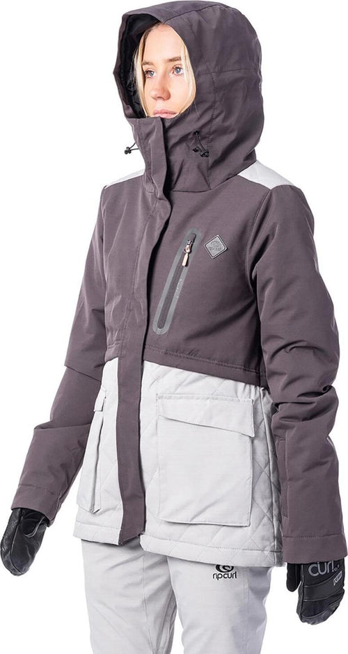 Rip Curl Giacca Da Sci Snowboard Donna Aderente Particle Snow Jacket Bianca e Grigia con Cappuccio Sport e tempo libero/Attività ricreative all'aperto/Sport invernali/Snowboard/Abbigliamento/Donna/Giacche Snotshop - Roma, Commerciovirtuoso.it