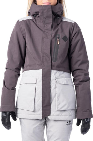 Rip Curl Giacca Da Sci Snowboard Donna Aderente Particle Snow Jacket Bianca e Grigia con Cappuccio Sport e tempo libero/Attività ricreative all'aperto/Sport invernali/Snowboard/Abbigliamento/Donna/Giacche Snotshop - Roma, Commerciovirtuoso.it