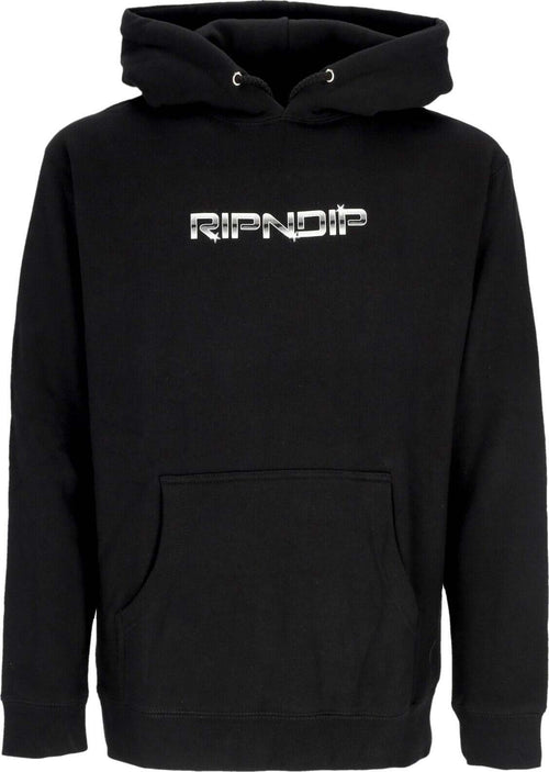 RIPNDIP-Felpa-Cappuccio-Uomo-Nerminator-2.0-Hoodie-Black-da-uomo