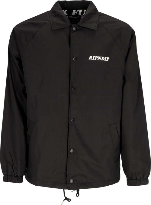 RIPNDIP-Giacca-Coach-Jacket-Uomo-Fuckin'-Fuck-Coaches-Jacket-Black-da-uomo