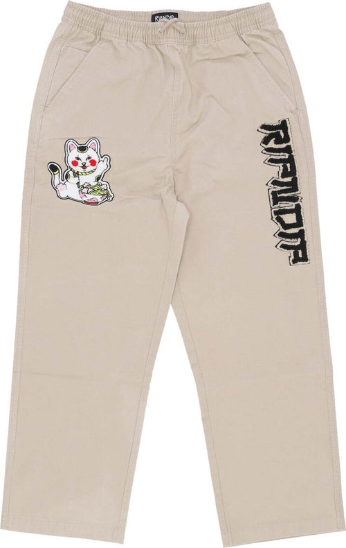 RIPNDIP-Pantalone-Lungo-Uomo-Lucky-Nerm-Wide-Leg-Pants-Khaki-da-uomo