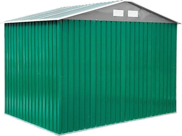 Ripostiglio in metallo verde e Beige deposito da giardino e veranda capanno per attrezzi Giardino e giardinaggio/Organizzazione esterni e alloggiamento/Capanni La Zappa - Altamura, Commerciovirtuoso.it