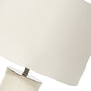 Lampada Da Scrivania Contemporanea Ripple Porcellana Bianca 1 Luce E27